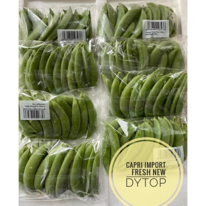 

Sayur Kacang Kapri Capri Import Fresh dan Segar - 500 Gram PS