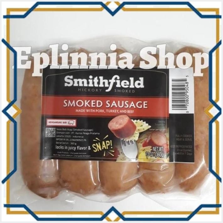 

[EPL] SMITHFIELD SMOKED SAUSAGE 360 GR - SOSIS BABI ASAP