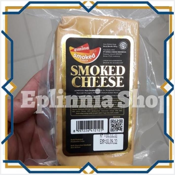 

[EPL] EMINA SMOKED CHEESE 150 GR - KEJU ASAP