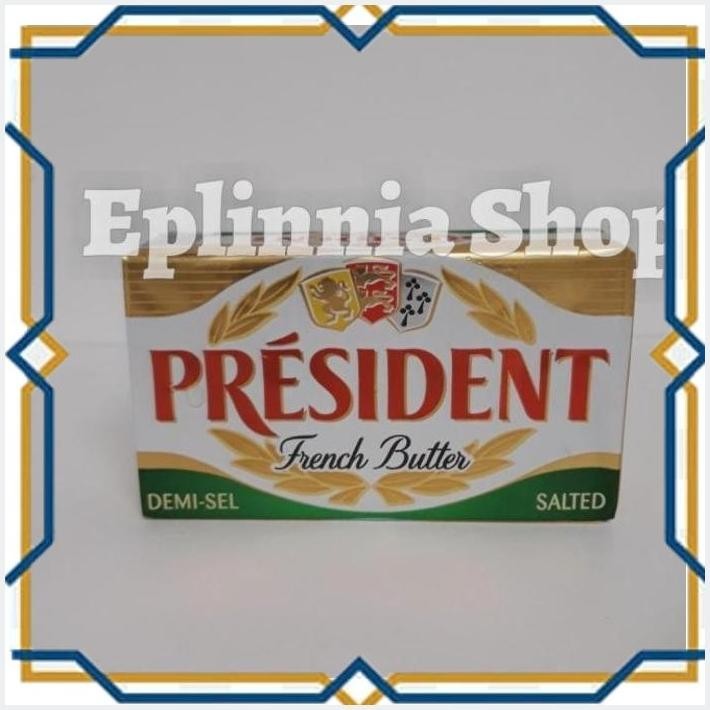 

[EPL] PRESIDENT SALTED FRENCH BUTTER 200 GR - MENTEGA BUTER