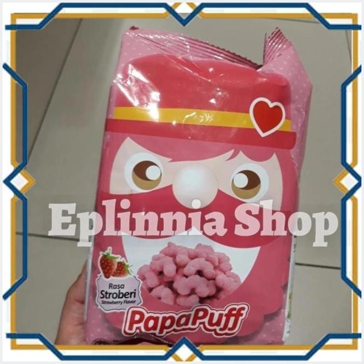 

[EPL] PAPA PUFF CORN SNACK STRAWBERRY 56 GR - PAPAPUFF JAGUNG RASA STROBERI