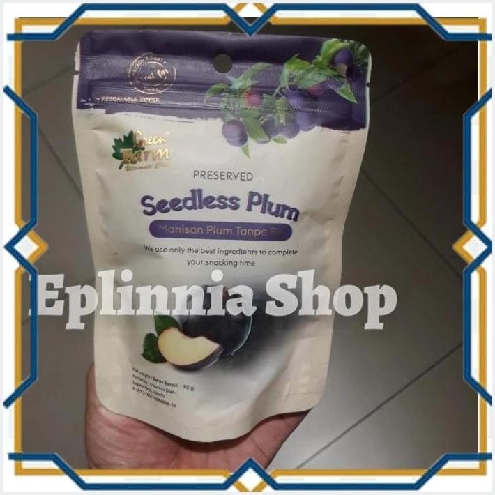 

[EPL] GREEN FARM PRESERVED SEEDLESS PLUM 90 GR - MANISAN PLUM TANPA BIJI
