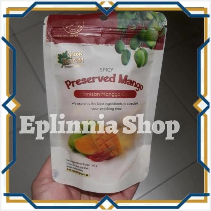 

[EPL] GREEN FARM PRESERVED MANGO SPICY 60 GR - MANISAN MANGGA CABE