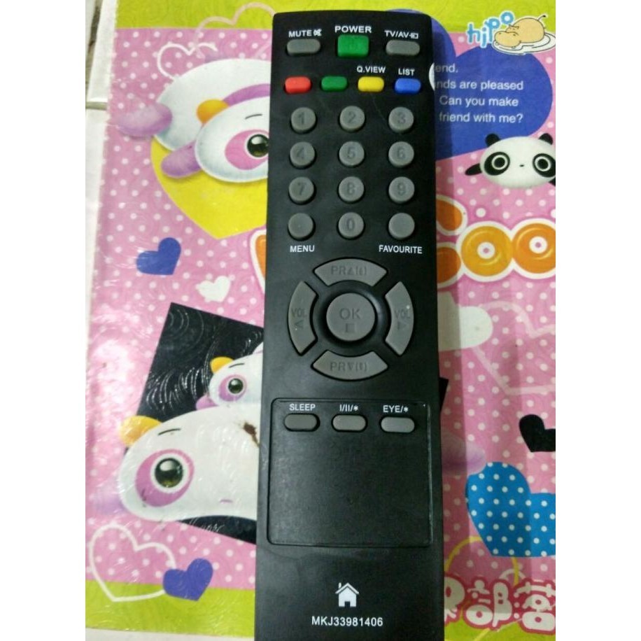 remote TV LG slim tabung