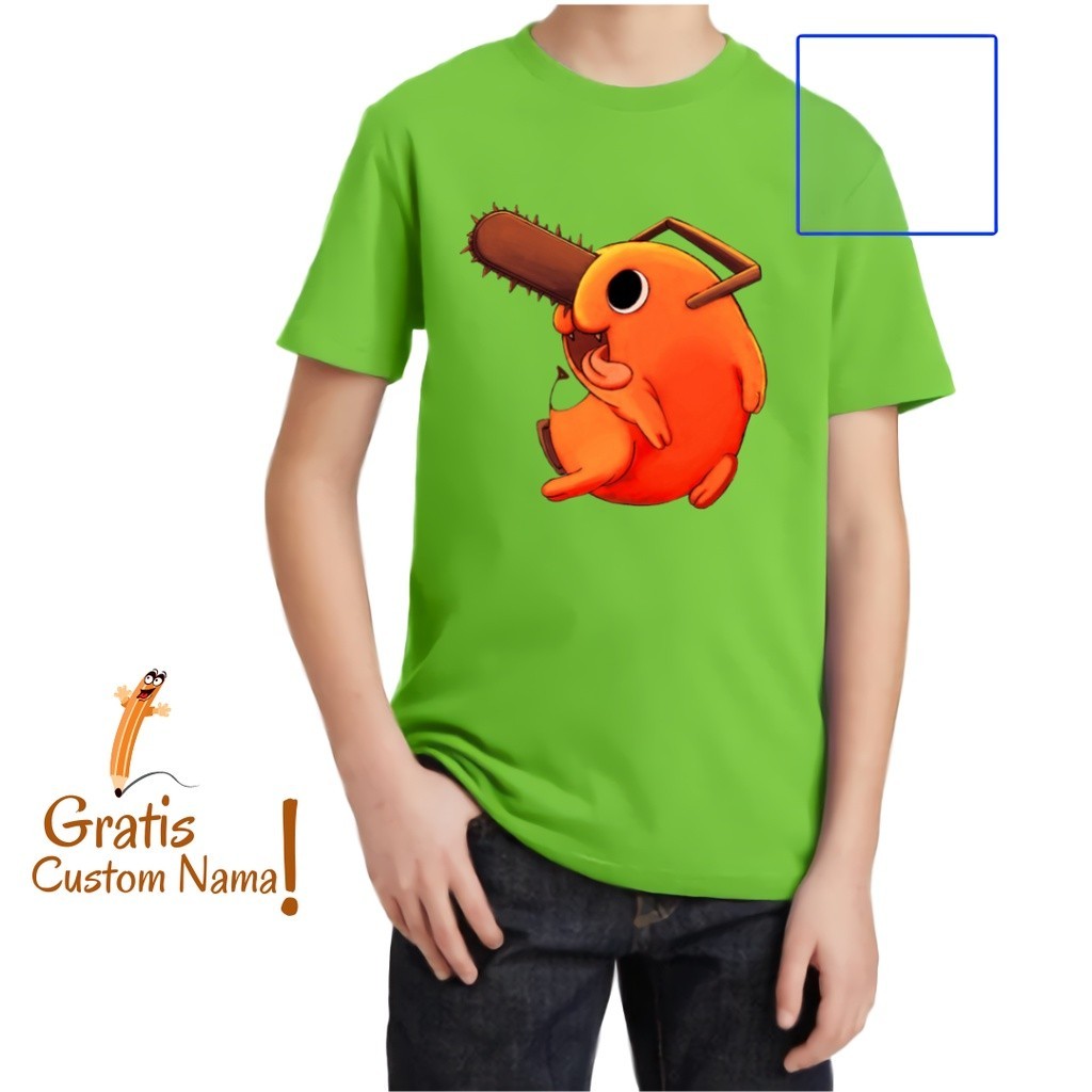 POCHITA CHANSAW MAN KAOS ANAK POCHITA CHAINSAW MAN ANIME MANGA