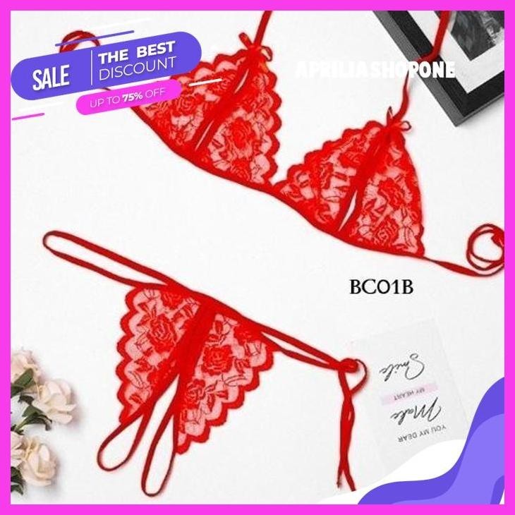TERBAIK BRASET G STRING BRA BH CD THONG SEKSI DALEMAN UNGU BCF