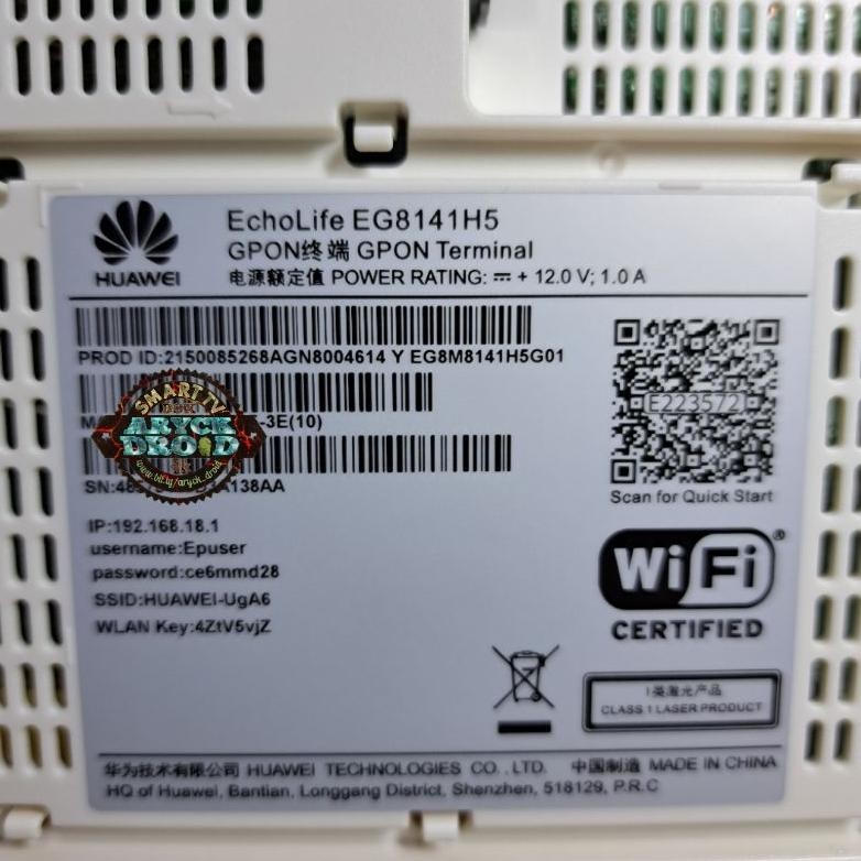 Diskon Lagi  Modem Router Wifi Ont Huawei Eg8141H5 Bukan Huawei Hg8245H5 Bp773