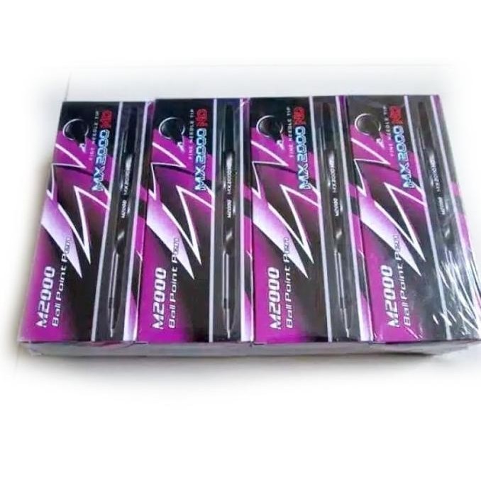

(GROSIR 1 BOX ISI 12 PCS) PULPEN M2000 / BOLPOINT PENA ALAT TULIS KANT