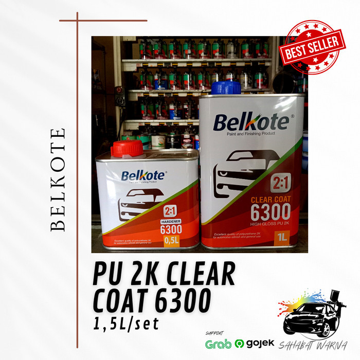 Belkote PU 2K Clear Coat 6300 (Pernis Motor/ Mobil PU)