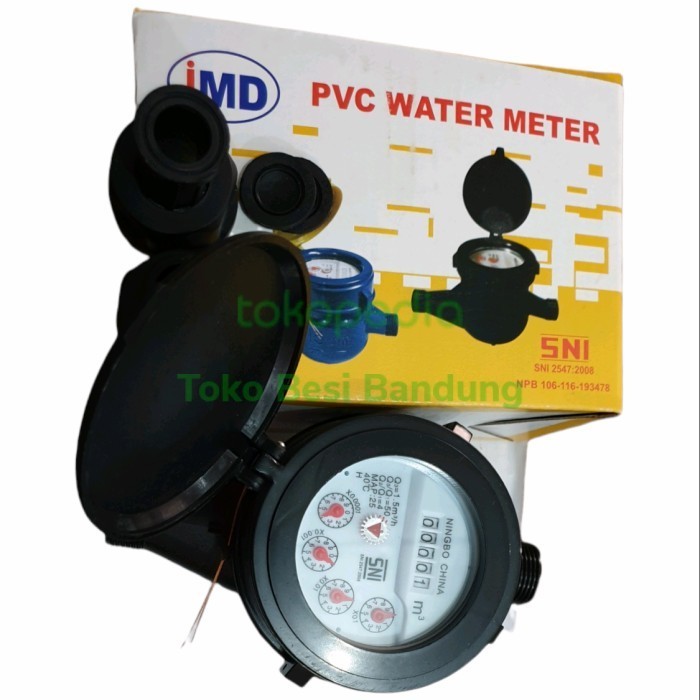 Meteran Air Plastik - Water Meter SNI IMD 1/2