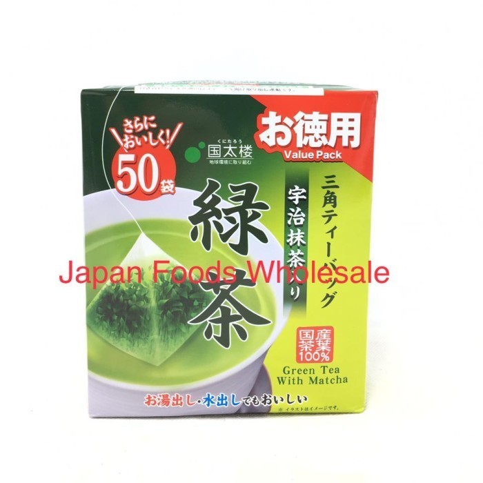 

Kunitaro Sencha Triangle Tea Bag (Teh Hijau Celup) 100Gr /Teh Jepang