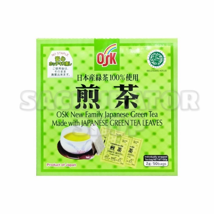 

Teh Hijau Celup Jepang Osk New Faly Japanese Greentea Green Tea Bags