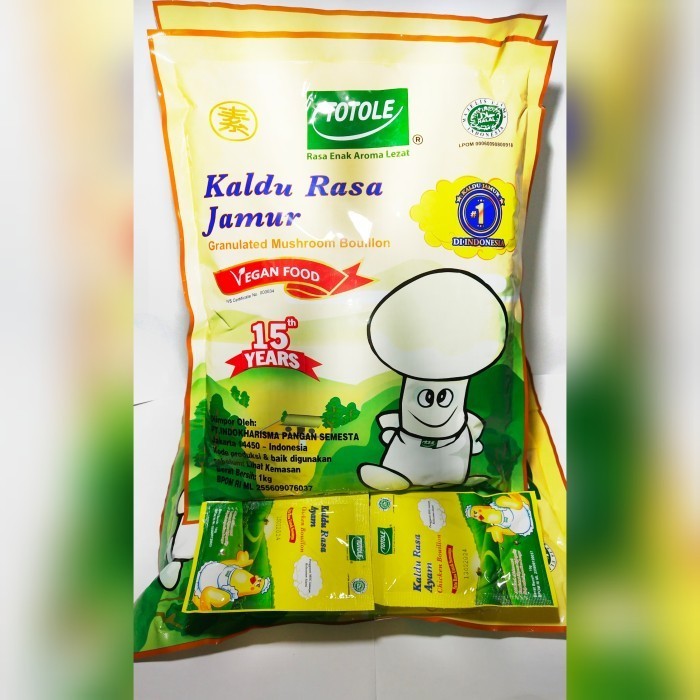 

Totole Kaldu Jamur 1Kg (Kemasan Besar)