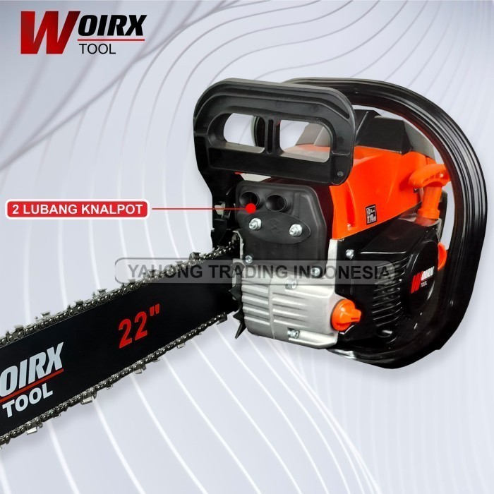 Mesin Gergaji Bensin 22 Inch Chain Saw 22" Gergaji Mesin Woirx