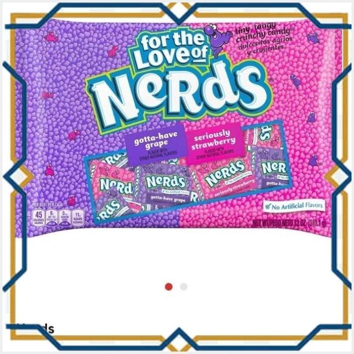 

[LDY] NERDS PERMEN GRAPE & STRAWBERRY 340.1GR CANDY
