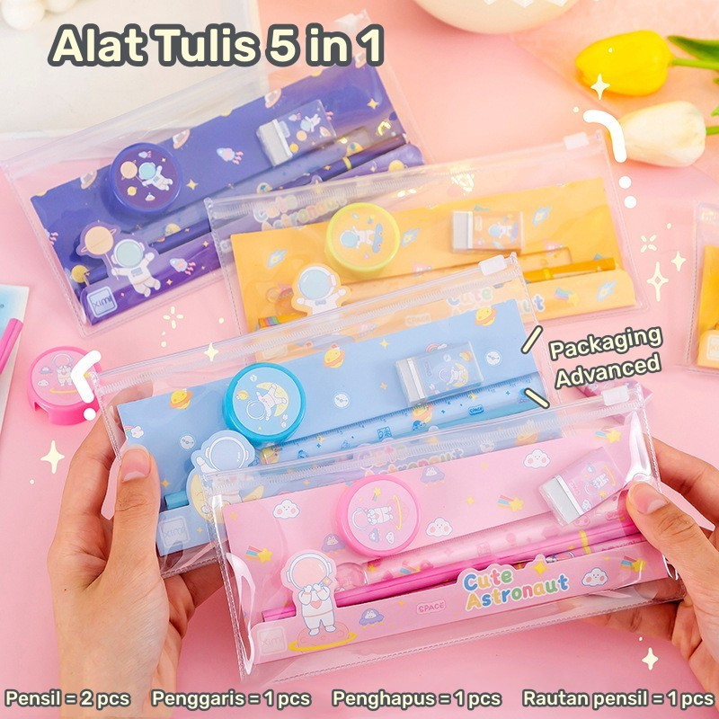 

FREE SHIPPING / READY BALI ALAT TULIS LUCU ISTIMEWA PAKET ALAT TULIS 5 IN 1 PENSIL PENGGARIS PENGHAPUS PAKET LENGKAP SEKOLAH KANTOR BELAJAR SET MURAH PERLENGKAPAN MENULISU KARTUN SOUVENIR ULANG TAHUN KADO ANAK BIRTHDAY GIFT STATIONERY