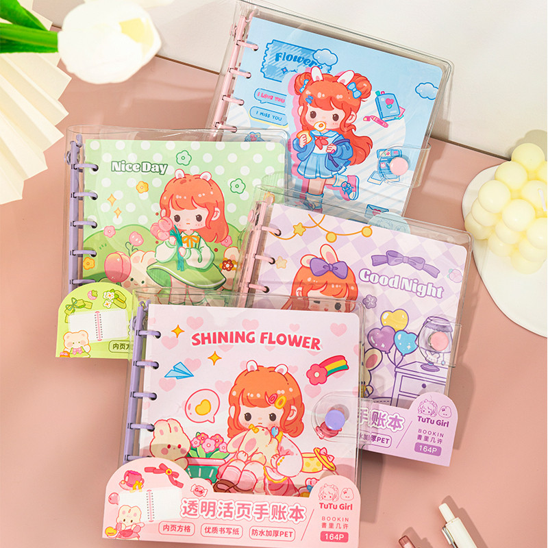 

FREE SHIPPING / READY BALI BUKU BINDER LUCU AESTHETIC KOREAN STYLE CUTE SPIRAL NOTEBOOK PVC BUKU CATATAN ISI ULANG LOOSE-LEAF BUKU REKENING TANGAN AGENDA JURNAL DIARY DAILY PLANNER DIY SCRAPBOOK AKAUN TANGAN TRANSPARAN