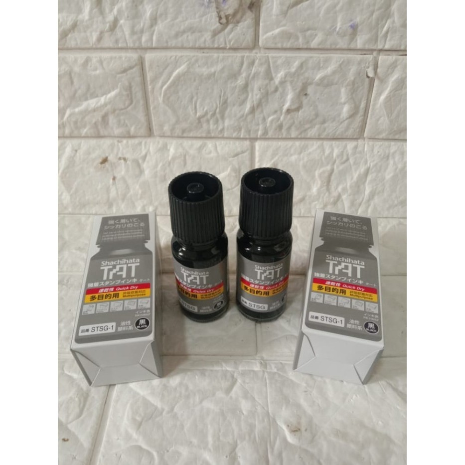 

Tinta Shachihata Stsg-1 Hitam Tinta Permanen Untuk Metal/Plastik/Kaca