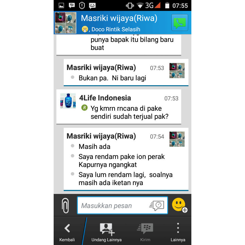 

Cairan Penghilang Zat Kapur Batu Bacan
