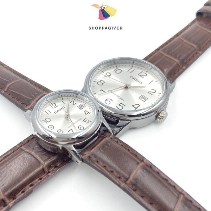 Jam Tangan Couple Casio Mtp-V002L-7B2 Ltp-V002L-7B2 Original Eltazianazellya