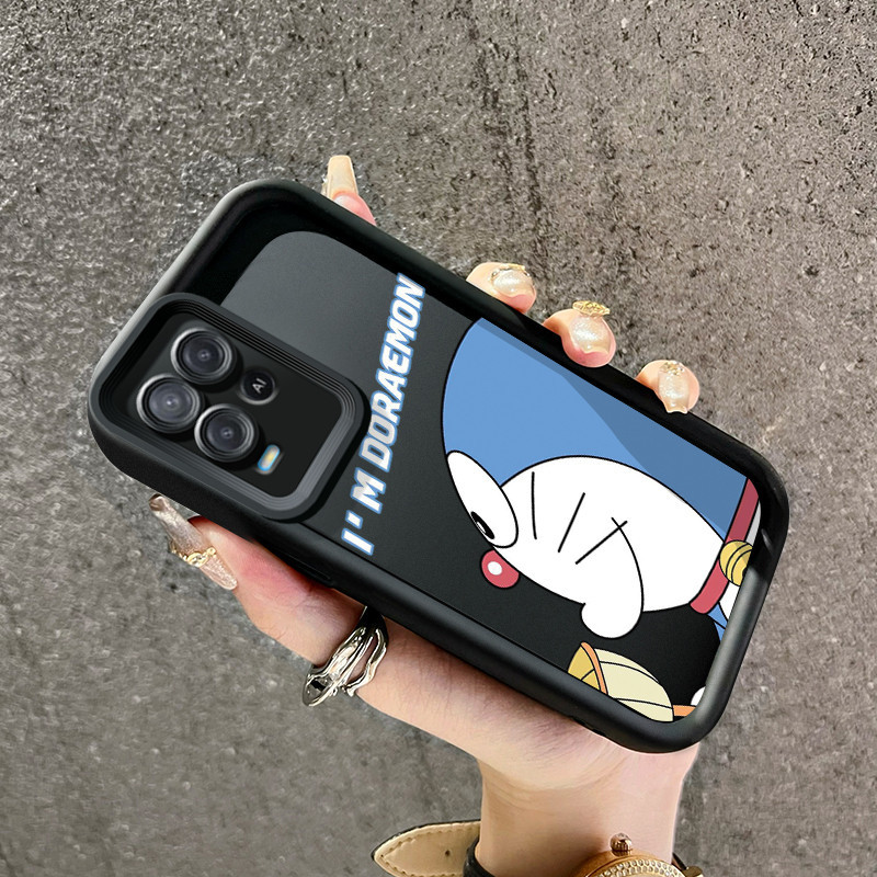 Casing Hp OPPO A54 Case Kesing sarung lembut HP ponsel pola Doraemon lucu casing pelindung silikon S