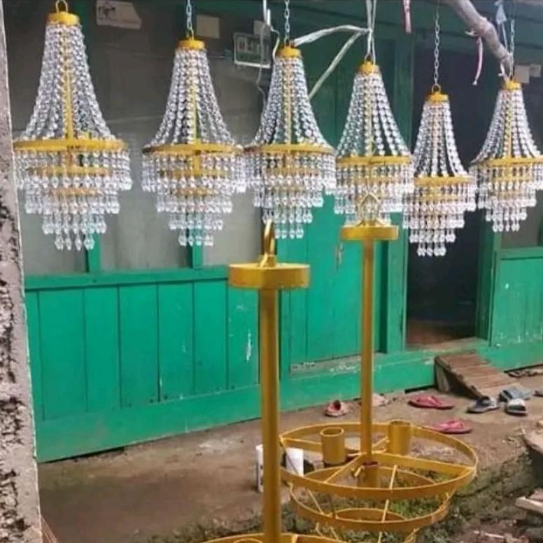 Lampu Gantung Akrilik / Lampu Kristal Gantung / Lampu Gantung Kristal Dekorasi