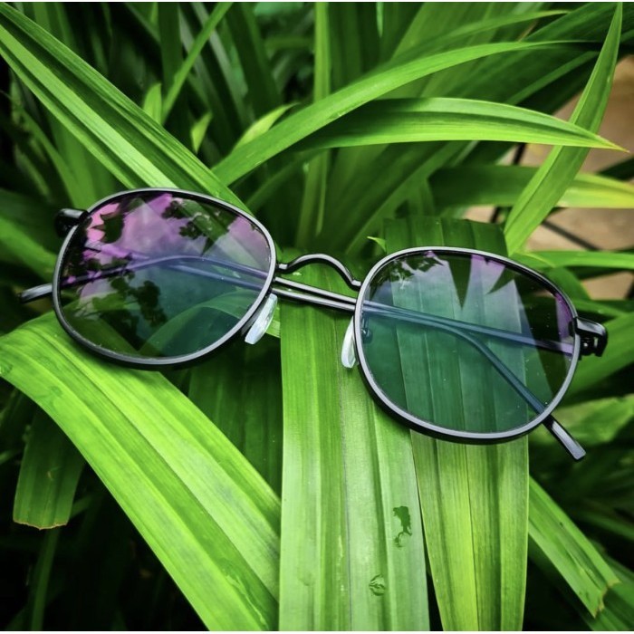 Kacamata Photocroc, Blueray Gm 2261 Bulat Korea Lensa Nus