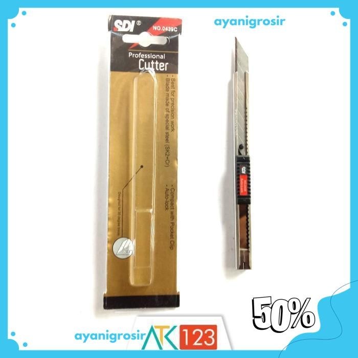 

PROFESSIONAL CUTTER 30 DERAJAT SDI NO. 0439C KUALITAS PRODUK TERBAIK