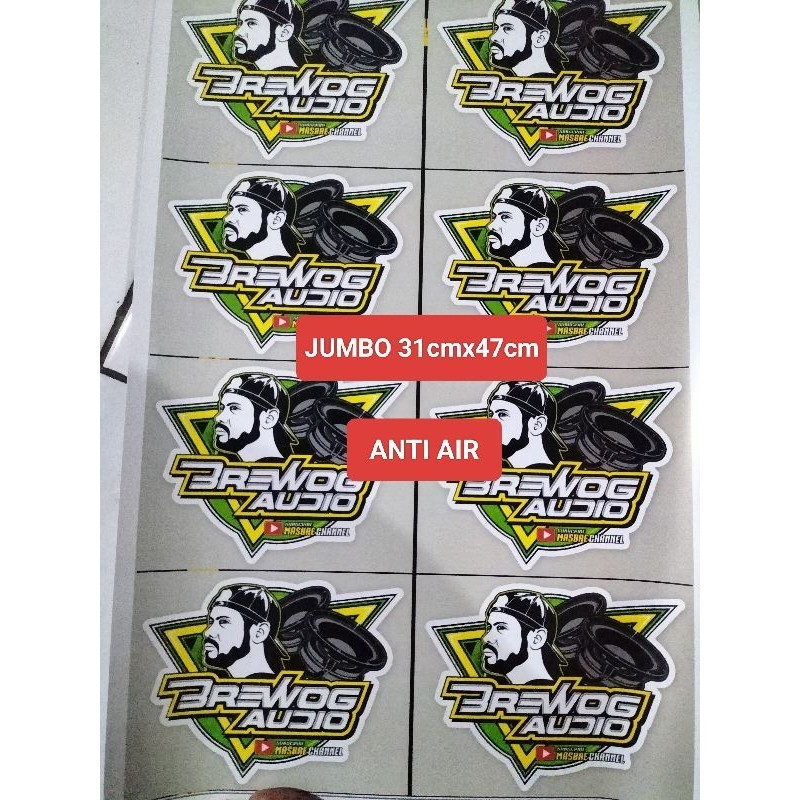 

STIKER BREWOG AUDIO | STIKER BREWOG ISI 8 BIJI BAHAN VINYL