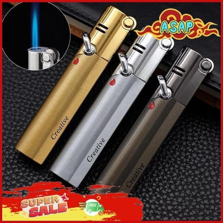 MANCIS KOREK API BARA LAS CREATIVE JD241 JET TORCH GAS LIGHTER MURAH