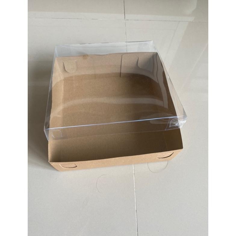 

LNB-1217 [ 10 PCS ] Dos KRAFT LAMINASI TUTUP MIKA TINGGI 7 CM | Dos Kotak Hampers Original