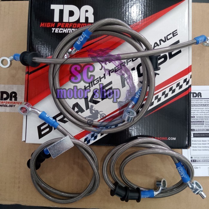 SELANG REM TDR SET DEPAN BELAKANG NEW PCX 150 CBS