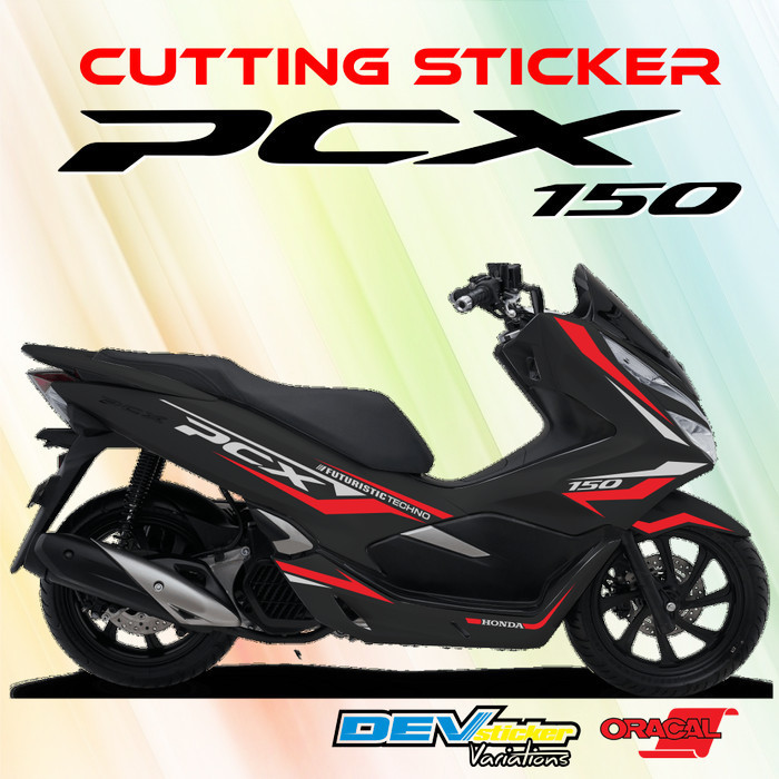 Variasi Sticker Honda Pcx (Hitam)