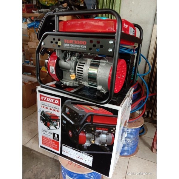 MESIN GENSET 1200 WATT / MESIN GENSET TIGER TG-3000