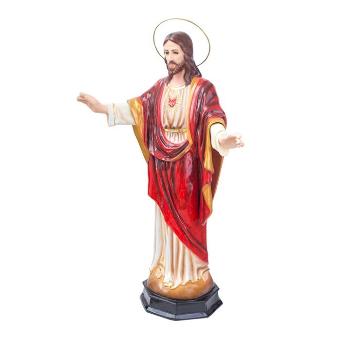 Min Patung Tuhan Yesus Memberkati 1 Meter - Patung Ibadah