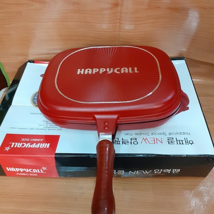 $+$+$+$+] panggangan ikan DOUBLE PAN merk "HAPPY CALL" teflon