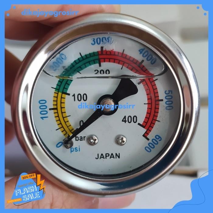 MANOMETER POMPA PCP 6000 PSI, MANOMETER BESAR KUALITAS PRODUK TERBAIK