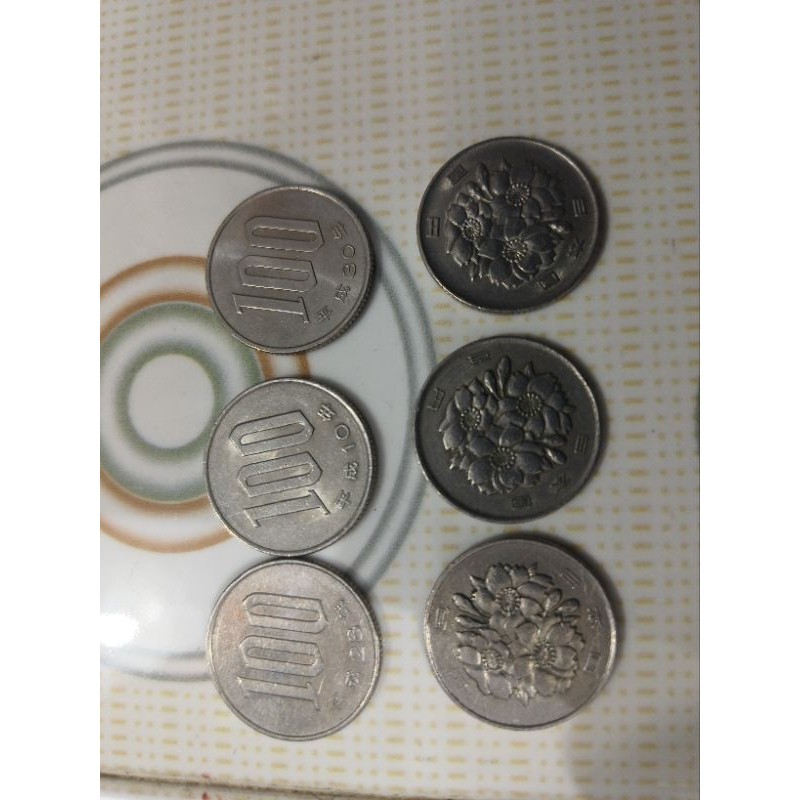 Uang koin Jepang 100yen (6 Pcs)