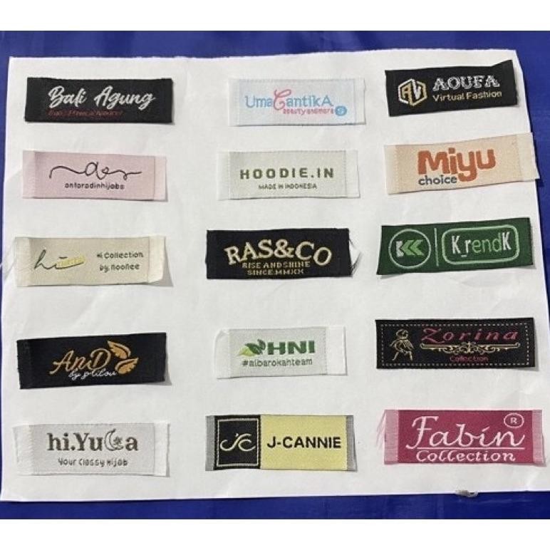 

Banyak Promooo !!! Label Woven Hh Density (2 Pcs)