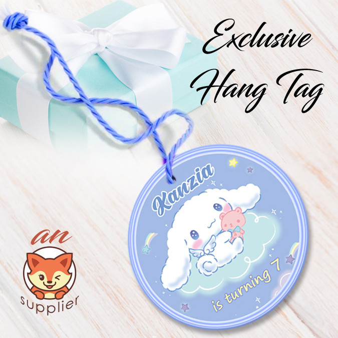 CINNAMOROLL 2-1 HANG TAG THANK YOU CARD ULTAH / ULANG TAHUN