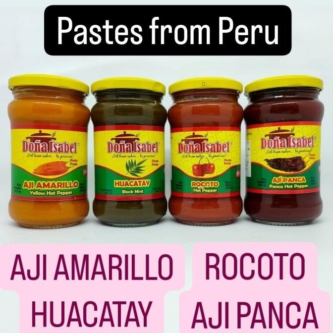 

BUMBU MASAKAN PERU, Huacatay - Aji Panca - Rocoto - Aji Amarillo -