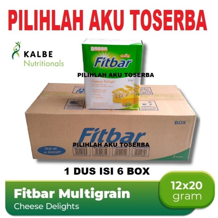 

Fitbar Cheese Delight Multigrain Cereal Bar Isi 12 - ( Harga 1 Dus )