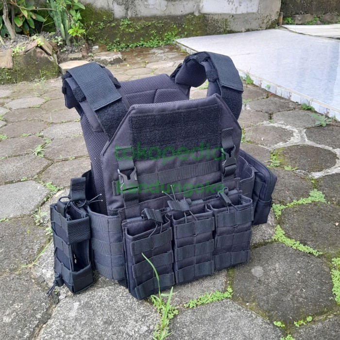 Calaca - Tactical Vest Airsoft Plate Carrier Rompi Tni Polri Kevlar Anti Peluru