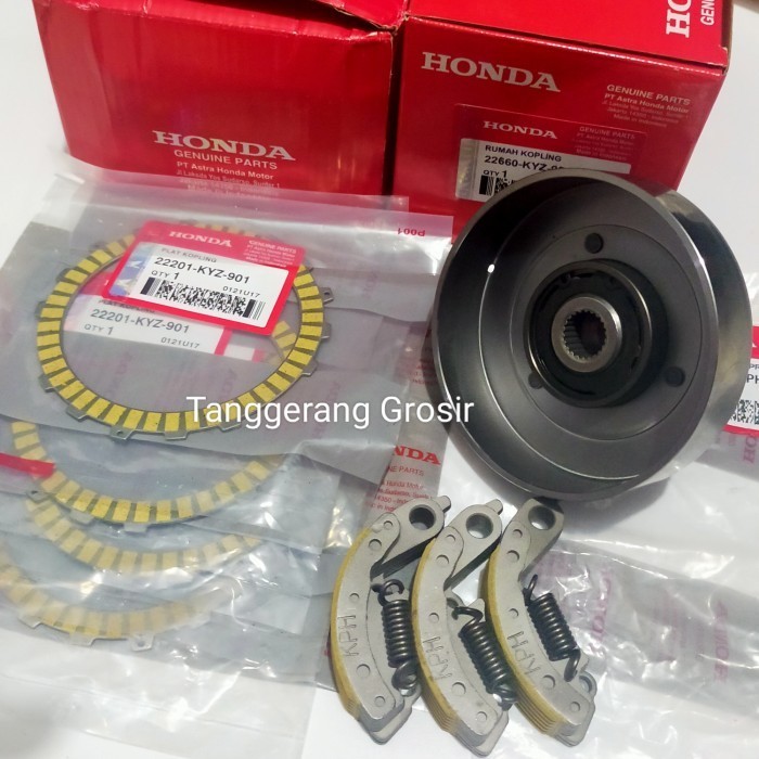 Lonceng Kyz+Kampas Ganda Only+Kampas Kopling Supra X 125 Fi Injeksi.