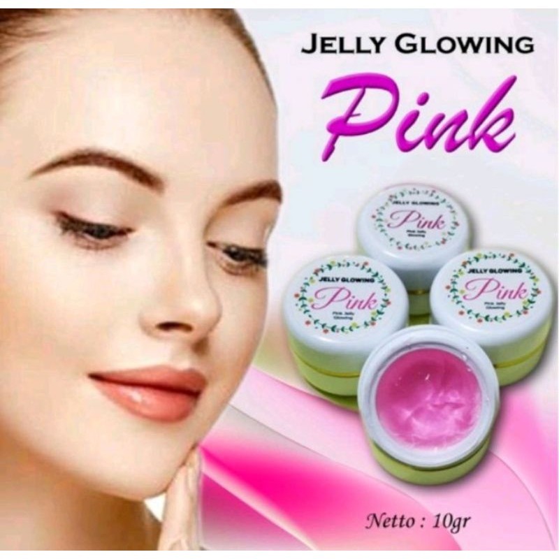 Jelly pink glowing
