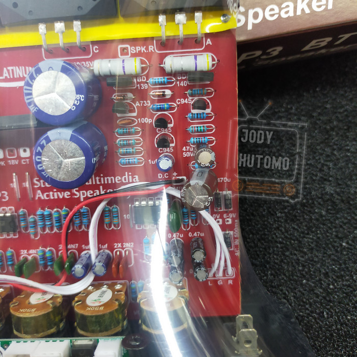 Kit Power Speaker Active Aktif Sms-1500 Bluetoot Plus Subwoofer Streo