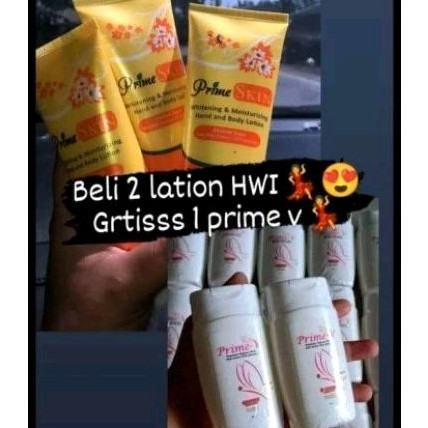 Prime skin hand body lotion 2 free prime v 1