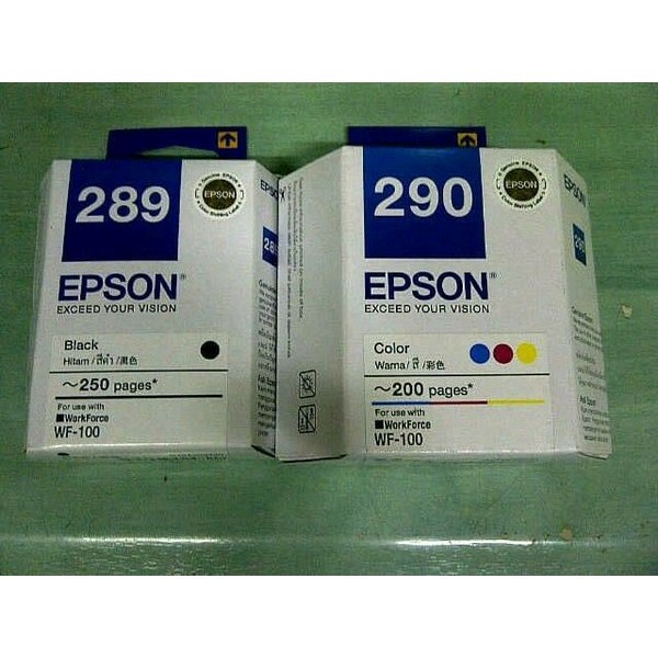 TINTA EPSON 289 DAN 290 UNTUK PRINTER EPSON WF100 WF 100