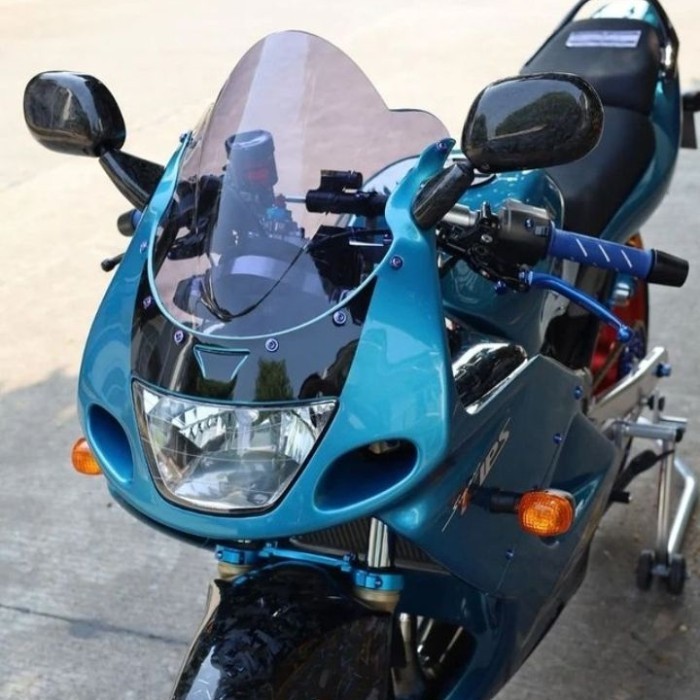 Gunali WINSHIELD NINJA RR VISOR NINJA RR OLD JENONG GARIS NGRT TEBAL 3 MILI