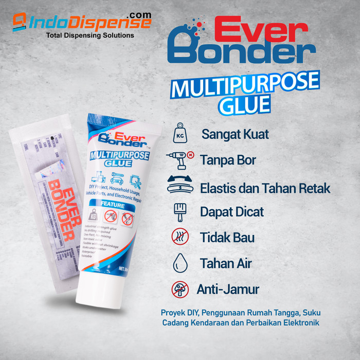 

EverBonder Lem Taiwan Super Kuat Multifungsi Besi Kayu Kaca 50ml